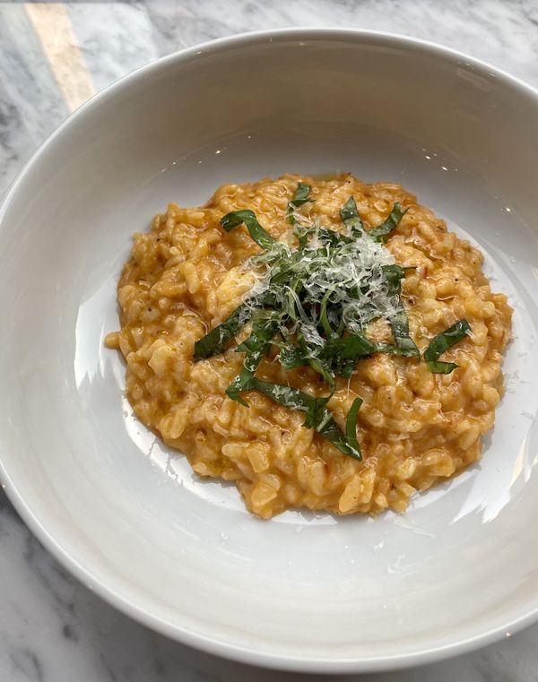 Champagne Roasted Tomato Risotto